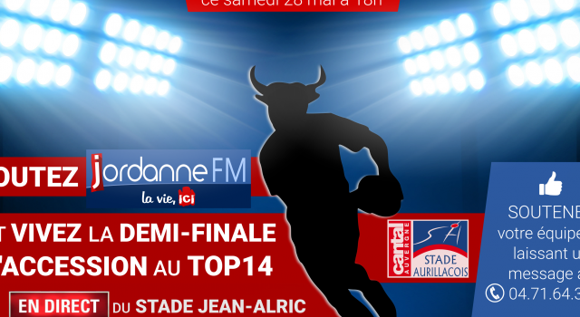 Jordanne FM vous invite à Jean Alric pour la Demi Finale !