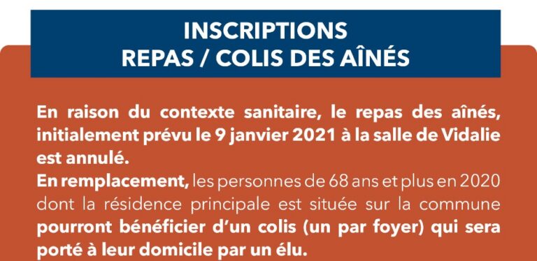 Des colis pour les aînés d’Arpajon-sur-cère