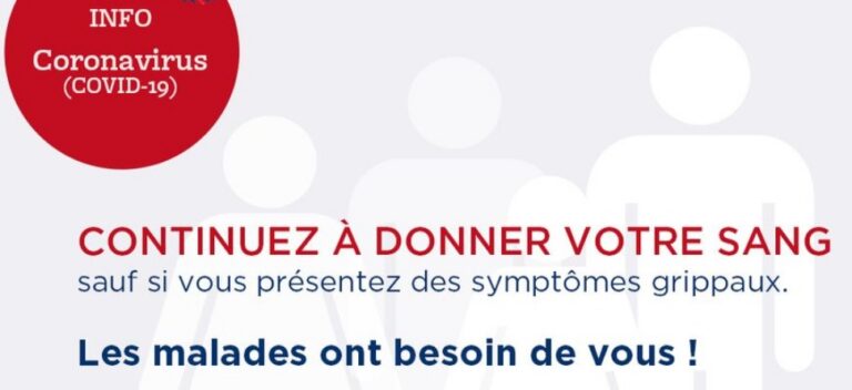 Don du sang : Les dates à venir