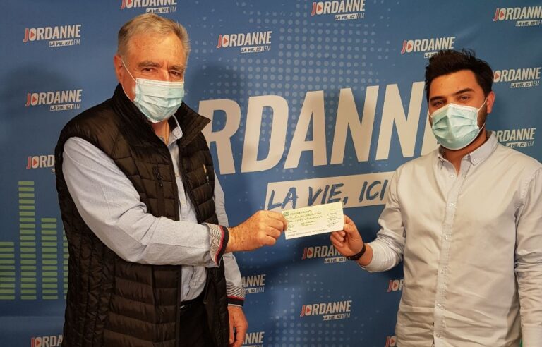 Grâce à vos dons, Jordanne fm reverse plus de 300€ à la Fondation pour la Recherche Médicale !