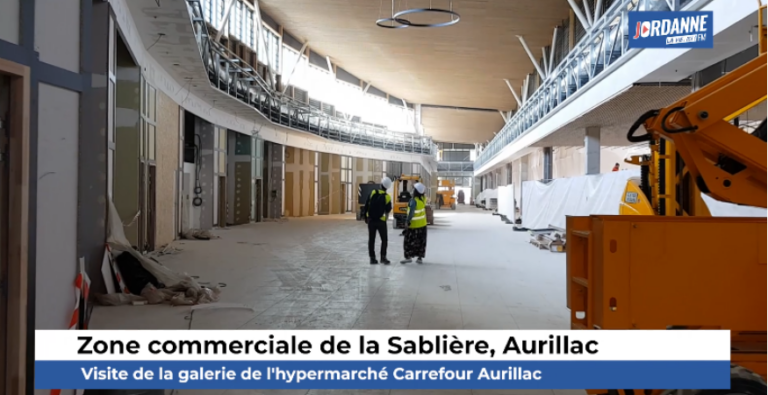 Video : Aurillac – Visite de la galerie marchande de l’hypermarché Carrefour de la Sablière