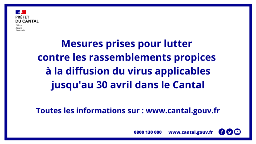 Cantal - De nouvelles restrictions préfectorales