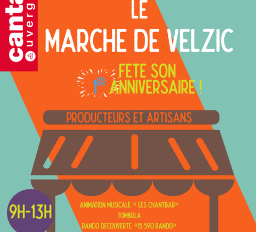 CANTAL - Le marché de Velzic fête son anniversaire ce dimanche
