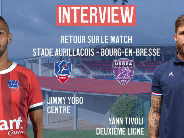 RUGBY – PRO D2 – Le Stade Aurillacois enchaîne une 3ème victoire consécutive contre Bourg-en Bresse (26-12)