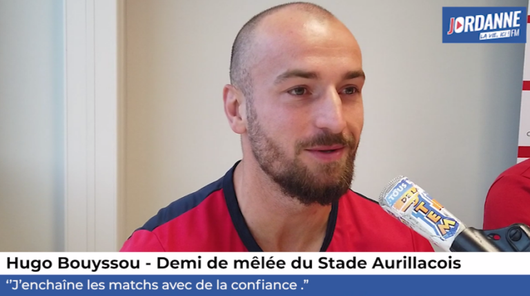 Stade Aurillacois – Entretien avec Hugo Bouyssou avant le déplacement à Agen vendredi