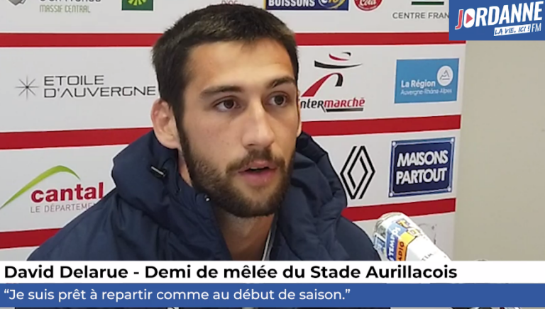 STADE AURILLACOIS – David Delarue de retour dans le groupe aurillacois contre Provence Rugby