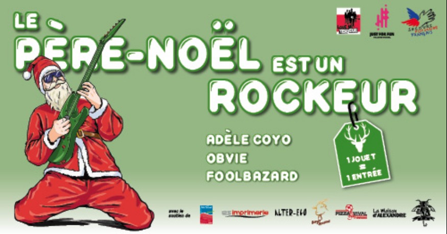 AURILLAC - Le Père Noël est un Rockeur ou une Rockeuse pour la bonne cause