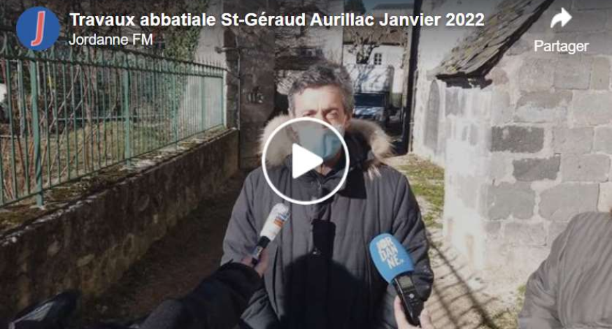 Cantal - Images du chantier de sauvetage de l'Abbatiale Saint-Géraud à Aurillac