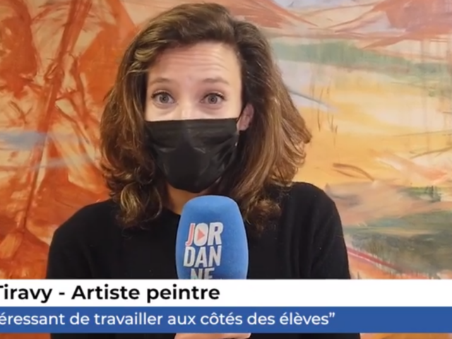 Aurillac – Chloé Tiravy en résidence au collège Jules Ferry