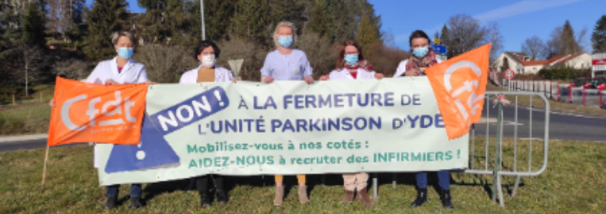 CANTAL - A Ydes, un collectif lutte contre la fermeture de l'Unité Parkinson, unité unique en France