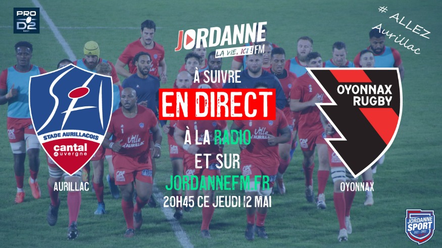 Aurillac - Oyonnax - 12 mai 2022 - Rugby Pro D2