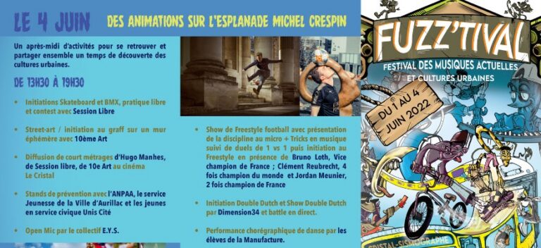 Concerts, graffs, danses : découvrez les cultures urbaines grâce au Fuzz’tival