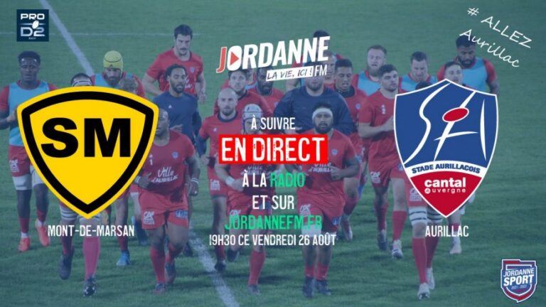 MONT-DE-MARSAN – AURILLAC – 26 AOÛT 2022 – RUGBY PRO D2