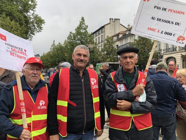 Aurillac – Manifestation pour l’augmentation des salaires et contre la hausse des prix de l’énergie