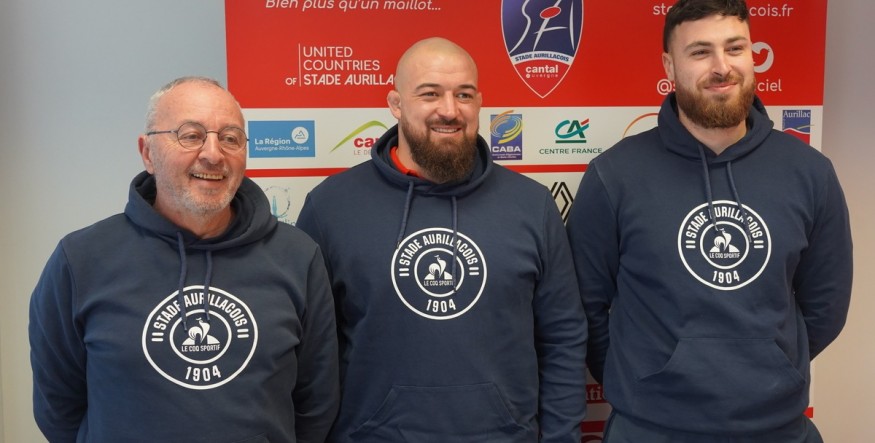 Stade Aurillacois - Martial Rolland et Tim Daniel-Messein prolongent l'aventure avec Aurillac