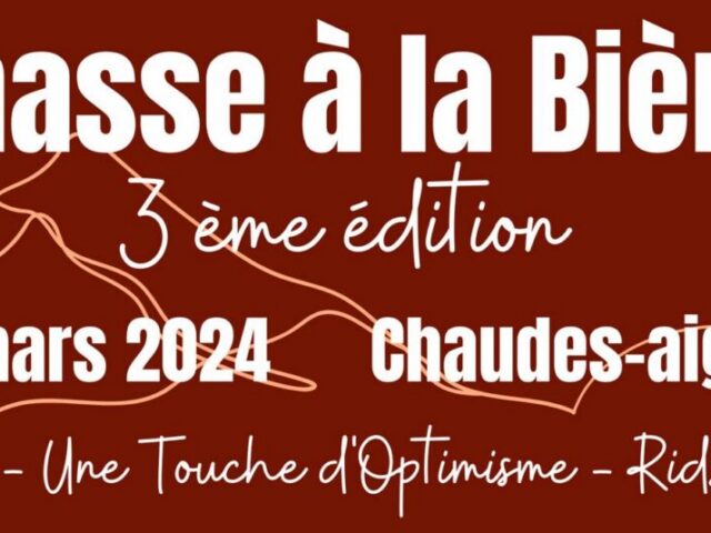 Pâques dans le Cantal : Chasse à la bière et concert avec Ridsa le 31 mars 2024 à Chaudes-Aigues