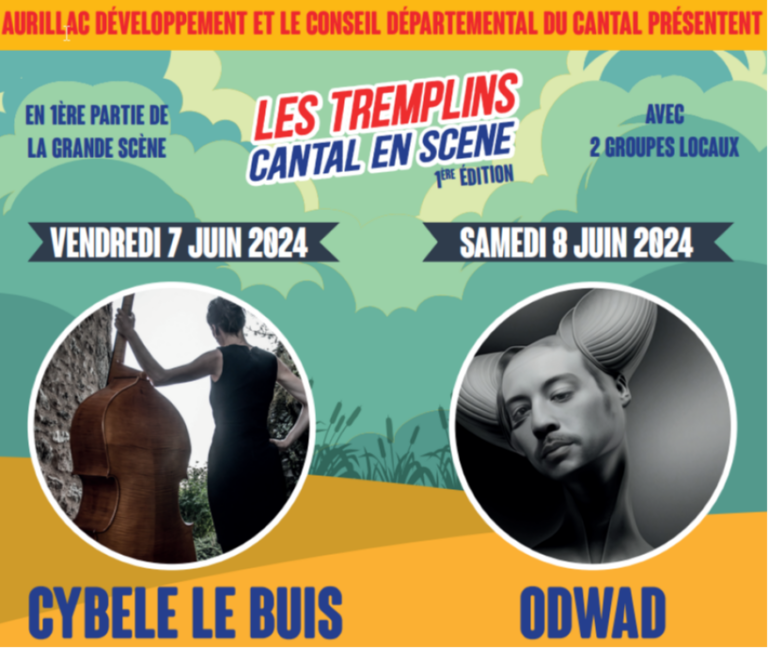 Deux artistes cantaliens sélectionnés pour les Tremplins Cantal en Scène