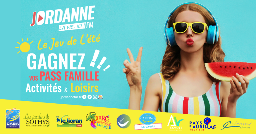 Participez au Grand Jeu de l'Été Jordanne FM