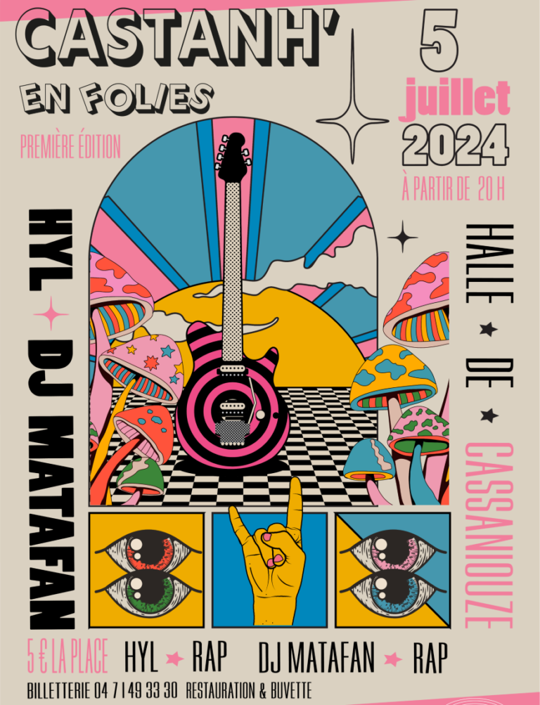 La première édition des Castanh&rsquo;en Folies ce vendredi 5 juillet 2024 à Cassaniouze