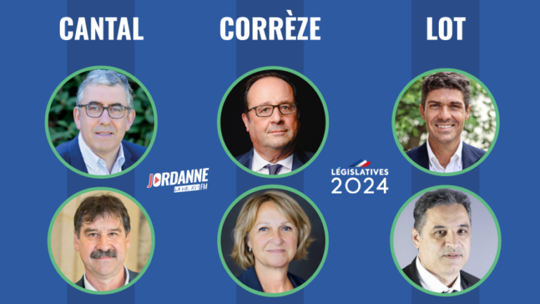 Découvrez les candidats élus sur le Cantal, la Corrèze et le Lot