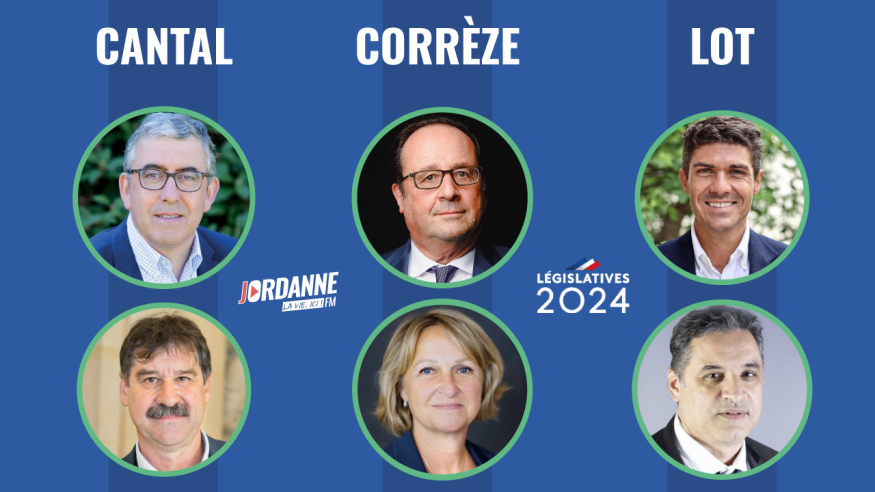 Découvrez les candidats élus sur le Cantal, la Corrèze et le Lot