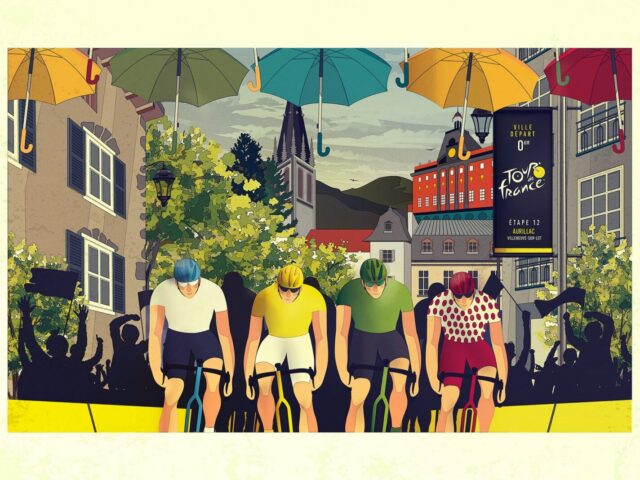 12e étape du Tour de France 2024 : les modifications de circulation et de stationnement à Aurillac