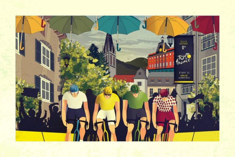 12e étape du Tour de France 2024 : les modifications de circulation et de stationnement à Aurillac