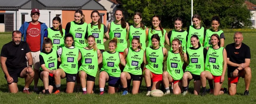 Rugby - Les Amazones dans les 12 meilleures équipes de France de rugby à X