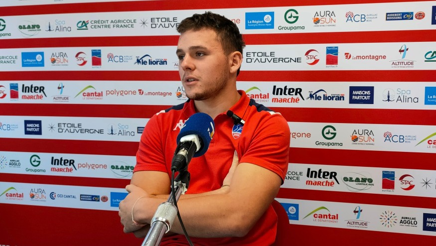 Rugby - Pro D2 - Première à Jean Alric avec le Stade Aurillacois pour le Cantalien Thomas Delpeuch contre Oyonnax