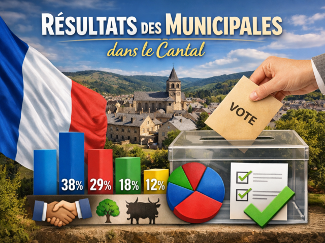 Patrick Casagrande élu à Aurillac, Isabelle Lantuéjoul seule en tête à Arpajon, les 3 candidats au 2nd tour à Mauriac : les résultats dans les principales communes du Cantal