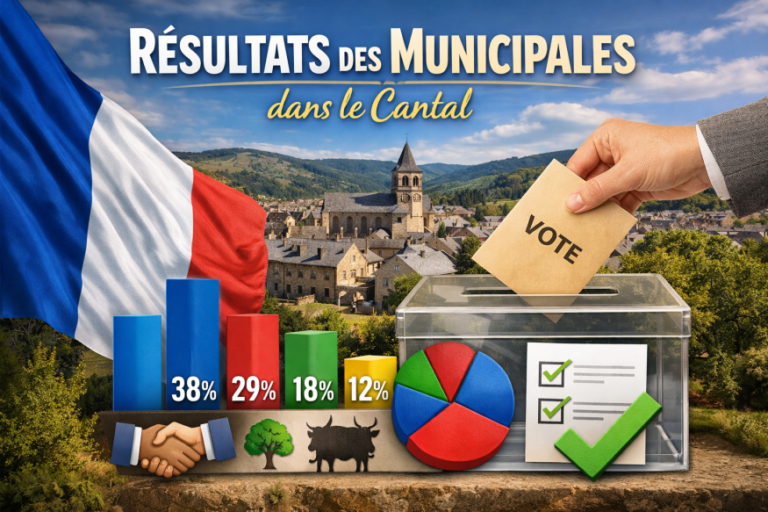 Patrick Casagrande élu à Aurillac, Isabelle Lantuéjoul seule en tête à Arpajon, les 3 candidats au 2nd tour à Mauriac : les résultats dans les principales communes du Cantal