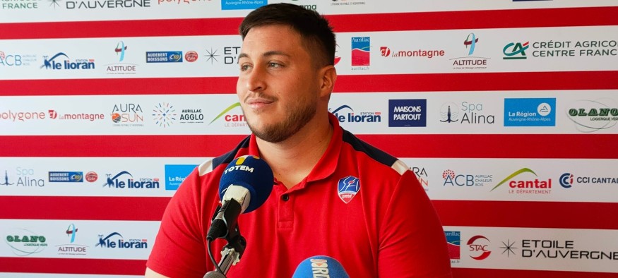 Rugby -Pro D2 - Jour de premières avec le maillot du Stade Aurillacois pour Paul Dauguet à Vannes
