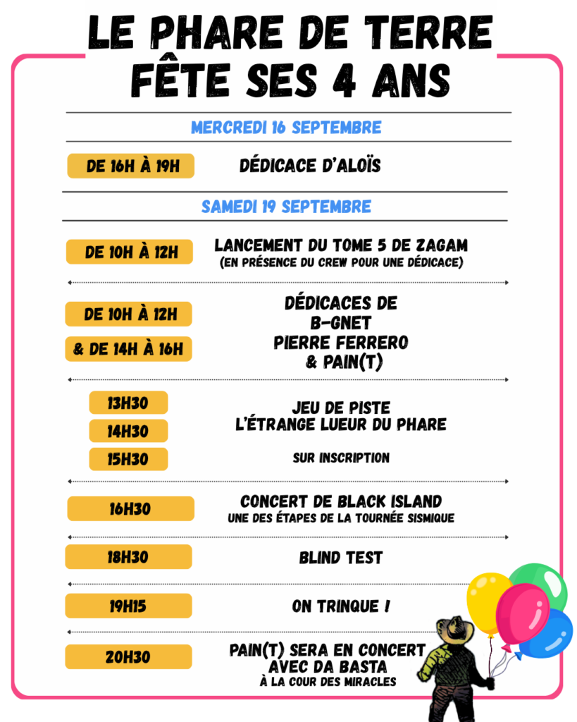 Aurillac : Le Phare de Terre fête ses quatre ans autour de la bande dessinée